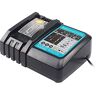 QUPERR - Caricabatterie rapido DC18RC compatibile con batteria di ricambio agli ioni di litio da 14,4 V-18 V makita BL1830 BL1850 BL1860 BL1890 BL1430 BL1440.