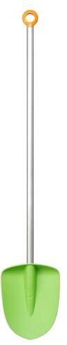 Fiskars Pala per bambini, Lunghezza: 91 cm, Testa in plastica/Manico in alluminio, Verde/Arancione, MyFirst ,