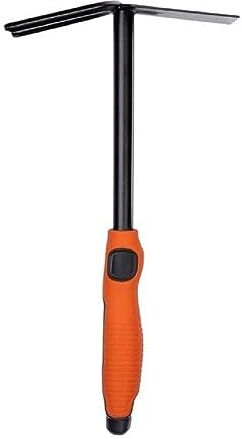 Black & Decker Doppia Zappa 3 Denti e Tallone 30 cm Impugnatura ergonomica Nero/Arancione