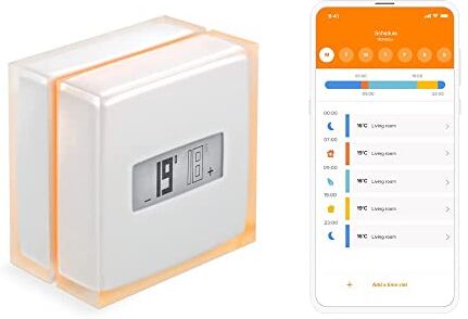 Netatmo Termostato Wifi Intelligente Controlla il Riscaldamento da Remoto tramite App Per caldaia individuale,