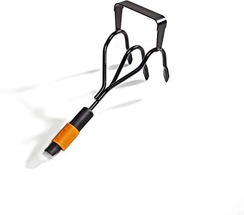 Fiskars Coltivatore e sarchiatore, Due attrezzi in uno, Testa di attrezzo, Nero/Arancione, QuikFit,