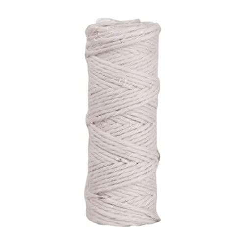 Rayher Cordone Iuta, 3-x 3.5 mm ø, Rocchetto 50 m, Cordoncino Decoro per Lavori Creativi, Beige