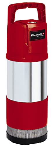 Einhell GE-PP 1100 N-A Pompa di profondità (1100 W, portata max 6000 L/h, prevalenza 45 m, immersione max 12 m, 4 giranti, filtro in acciaio)