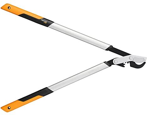 Fiskars Troncarami bypass, PowerGear X, Acciaio antiaderente, Ø di taglio: 5 cm, 80 cm, L, Nero/Arancione, LX98,