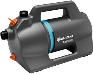 Gardena Pompa da giardino  4100 Silent: Pompa per irrigazione molto silenziosa e innovativa, portata 4100 l/h, motore da 550 W, 3,6 bar, impermeabile, a risparmio energetico (9050-20)