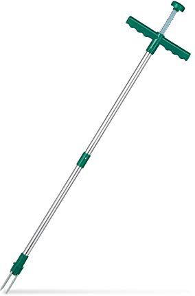 Relaxdays , verde Estirpatore, Sarchiatore Manuale con Artigli in Acciaio a Molla, per Rimuovere le Erbacce, L 100 cm