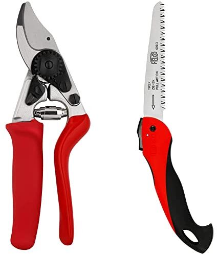 FELCO Cesoie Modello 15, Colore: Rosso & 600 Sega