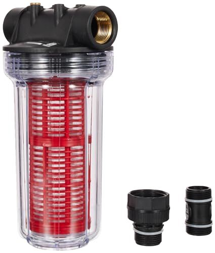 Einhell Filtro per pompe, Portata d'acqua massima 4300 l/h, 25 cm