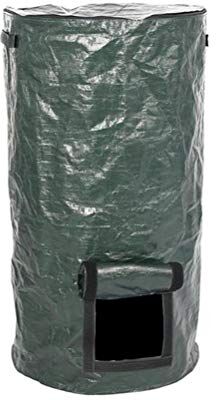 Oyria Borsa per compost ambientale, borsa per compostaggio in polietilene biologico fatto in casa, per lo smaltimento dei rifiuti della cucina, per giardino, cortile, 45 x 80 cm