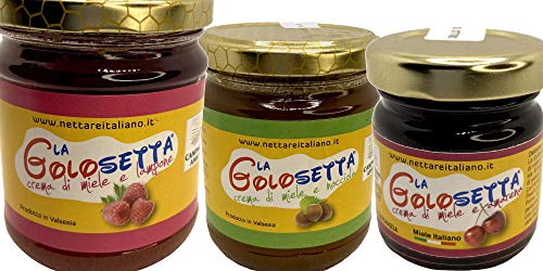 Generico Crema di Miele Da Agricoltura Biologica Per Bambini e Adulti Miele Con Frutta 3 x 250 gr Valsesia Prodotto Dolce Naturale Made in Italy Senza Conservanti 3 X 250 GR