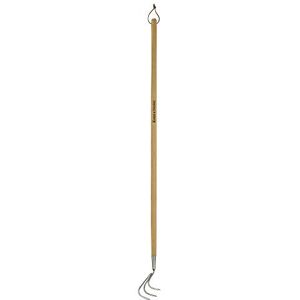 Kent & Stowe Zappa a manico lungo a 3 denti – Zappa da giardino in acciaio inossidabile, zappa a foglia larga in frassino, lunghezza: 160 cm Kent & Stowe Zappa a manico lungo a 3 denti – Zappa da giardino in acciaio inossidabile, zappa a foglia larga in frassino, lunghezza: 160 cm