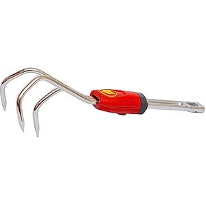 WOLF Garten Wolf-Garten 71AIA001650 LA-M Mini Coltivatore, Rosso/Argento, 15x13x29.6 cm WOLF Garten Wolf-Garten 71AIA001650 LA-M Mini Coltivatore, Rosso/Argento, 15x13x29.6 cm