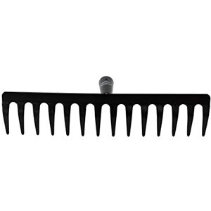 Amig Rastrello da Giardino Rastrello Metallico in Acciaio con 10 Denti Robusti per Rastrellare e Lavorare la Terra Attrezzi per Orto e Giardinaggio in Colore Nero Misure: 250 mm. Amig Rastrello da Giardino Rastrello Metallico in Acciaio con 10 Denti Robusti per Rastrellare e Lavorare la Terra Attrezzi per Orto e Giardinaggio in Colore Nero Misure: 250 mm.