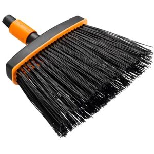 Fiskars Scopa, Testa della scopa, Larghezza: 26 cm, Setole in plastica, Nero/Arancione, QuikFit, Fiskars Scopa, Testa della scopa, Larghezza: 26 cm, Setole in plastica, Nero/Arancione, QuikFit,