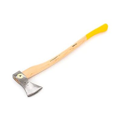 Ochsenkopf Ascia Forestale Universal Gold, Proteggi Lama, Manico in Noce Americano, Tagliente Lucidato 130 mm, Lunga 800 mm, Ascia Multiuso, Ochsenkopf Ascia Forestale Universal Gold, Proteggi Lama, Manico in Noce Americano, Tagliente Lucidato 130 mm, Lunga 800 mm, Ascia Multiuso,