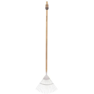 Draper Heritage Rastrello per Prato in Acciaio Inox con Manico in Frassino, Colore: Marrone Draper Heritage Rastrello per Prato in Acciaio Inox con Manico in Frassino, Colore: Marrone