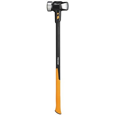 Fiskars Mazza IsoCore XL per Affondare Pali nel Terreno o per Lavori di Demolizione, Lunghezza: 92 cm, Peso: 5,67 kg, Nero/Arancione, Fiskars Mazza IsoCore XL per Affondare Pali nel Terreno o per Lavori di Demolizione, Lunghezza: 92 cm, Peso: 5,67 kg, Nero/Arancione,