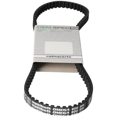 Ratioparts 7-800-8M-12 Cinghia trapezoidale per trattorino Tosaerba, Colore: Verde Ratioparts 7-800-8M-12 Cinghia trapezoidale per trattorino Tosaerba, Colore: Verde