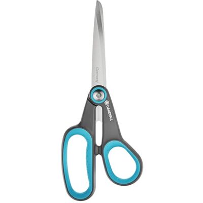 Gardena MultiCut: comode forbici multiuso per la casa e il giardino, lama di alta qualità in acciaio inox, impugnature in plastica riciclata, per mancini e destrorsi () Gardena MultiCut: comode forbici multiuso per la casa e il giardino, lama di alta qualità in acciaio inox, impugnature in plastica riciclata, per mancini e destrorsi ()