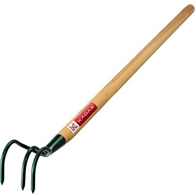 KADAX Coltivatore , sarchiatore a 3 rebbi, zappa per erbacce, piccolo artiglio per fiori con manico, accessori da giardino in metallo, zappa da giardino per allentare il terreno KADAX Coltivatore , sarchiatore a 3 rebbi, zappa per erbacce, piccolo artiglio per fiori con manico, accessori da giardino in metallo, zappa da giardino per allentare il terreno