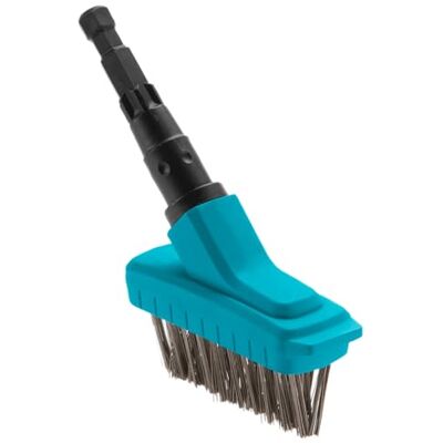 Gardena Spazzola giunti combisystem M: aiutante giardino rimozione muschio dai giunti pannello e dai bordi pareti, con bordo raschiante, setole in acciaio, corpo della spazzola in plastica (3605-20) Gardena Spazzola giunti combisystem M: aiutante giardino rimozione muschio dai giunti pannello e dai bordi pareti, con bordo raschiante, setole in acciaio, corpo della spazzola in plastica (3605-20)