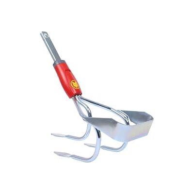 WOLF Garten Wolf-Garten 7SingleAAA004650 IE-M Coltivatore Sarchiatore, Rosso/Argento, Single5x26.Singlex39.5 cm WOLF Garten Wolf-Garten 7SingleAAA004650 IE-M Coltivatore Sarchiatore, Rosso/Argento, Single5x26.Singlex39.5 cm