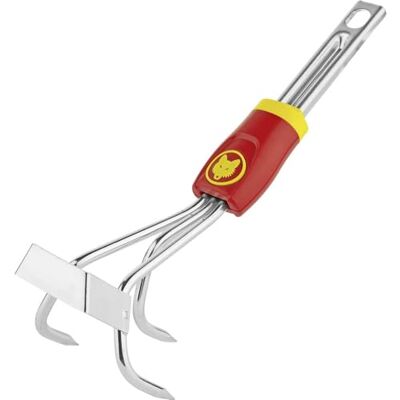 WOLF Garten Wolf-Garten 71AIA002650 LB-M Coltivatore Sarchiatore, Rosso/Argento, 12.5x18.1x28.1 cm WOLF Garten Wolf-Garten 71AIA002650 LB-M Coltivatore Sarchiatore, Rosso/Argento, 12.5x18.1x28.1 cm