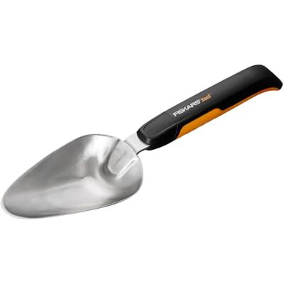 Fiskars Trapiantatore per piantare e trapiantare, Lunghezza: 37,5 cm, Nero/Arancione, Acciaio inossidabile/Plastica, Xact, Fiskars Trapiantatore per piantare e trapiantare, Lunghezza: 37,5 cm, Nero/Arancione, Acciaio inossidabile/Plastica, Xact,