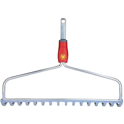 WOLF Garten Wolf-Garten 1648000 DO-M 40 Rastrello ad Arco, Rosso/Argento WOLF Garten Wolf-Garten 1648000 DO-M 40 Rastrello ad Arco, Rosso/Argento