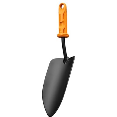 Fiskars OneClick Paletta da Giardino, Accessorio per Piantare e Trapiantare, Cambio Semplice con un Clic, Testa Robusta in Acciaio al Boro, Nero/Arancione, Fiskars OneClick Paletta da Giardino, Accessorio per Piantare e Trapiantare, Cambio Semplice con un Clic, Testa Robusta in Acciaio al Boro, Nero/Arancione,