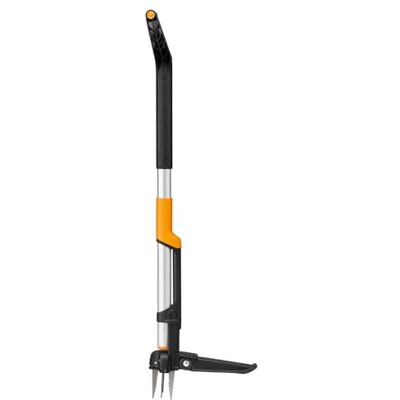 Fiskars X-Series Estirpatore per Erbacce, Utensile Telescopico con 4 Griffe in Acciaio Inox, Impugnatura a D, Fino a 120 cm, Sistema di Espulsione, Pedana Pieghevole, Nero/Arancione, Fiskars X-Series Estirpatore per Erbacce, Utensile Telescopico con 4 Griffe in Acciaio Inox, Impugnatura a D, Fino a 120 cm, Sistema di Espulsione, Pedana Pieghevole, Nero/Arancione,
