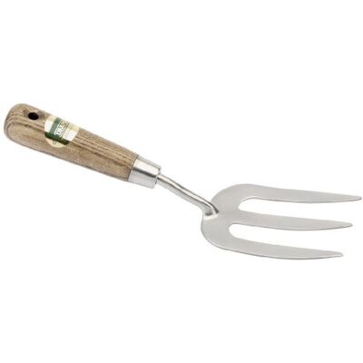 Draper Expert , Forcone a 3 Denti in Acciaio Inox e Manico di Frassino Certificato Draper Expert , Forcone a 3 Denti in Acciaio Inox e Manico di Frassino Certificato