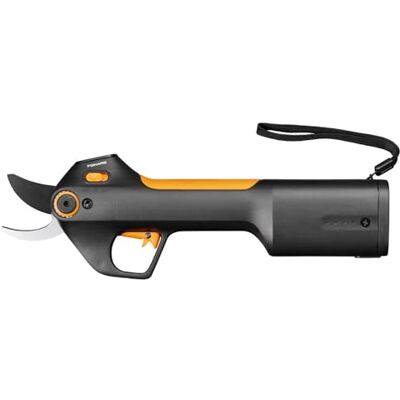 Fiskars ePruner M, Cesoie da potatura a batteria, batteria litio 8V integrata, 2 modalità di taglio, fino a 3.500 tagli per carica, per rami con diametro fino a 25 mm, cavo ricarica USB-C, 10822 Fiskars ePruner M, Cesoie da potatura a batteria, batteria litio 8V integrata, 2 modalità di taglio, fino a 3.500 tagli per carica, per rami con diametro fino a 25 mm, cavo ricarica USB-C, 10822