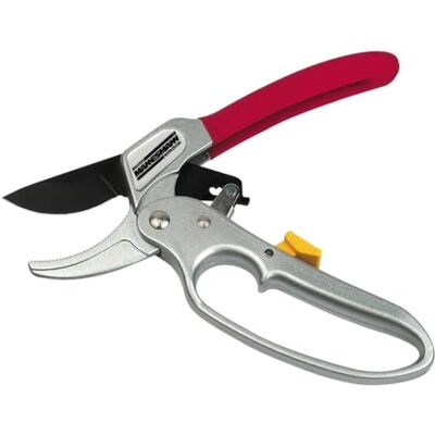 Mannesmann Brüder Werkzeuge Sécateur de jardin à cliquet en aluminium Mannesmann Brüder Werkzeuge Sécateur de jardin à cliquet en aluminium