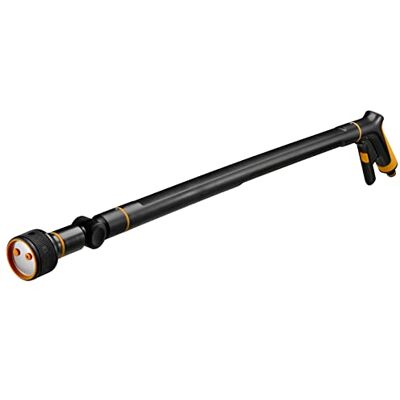 Fiskars Pistola per Irrigazione con 3 Funzioni, Testina SoftGrip Orientabile, Controllo del Flusso con Regolatore Anteriore, Misura Universale, Lunghezza: 74 cm, 442 g, Nero/Arancione, Fiskars Pistola per Irrigazione con 3 Funzioni, Testina SoftGrip Orientabile, Controllo del Flusso con Regolatore Anteriore, Misura Universale, Lunghezza: 74 cm, 442 g, Nero/Arancione,