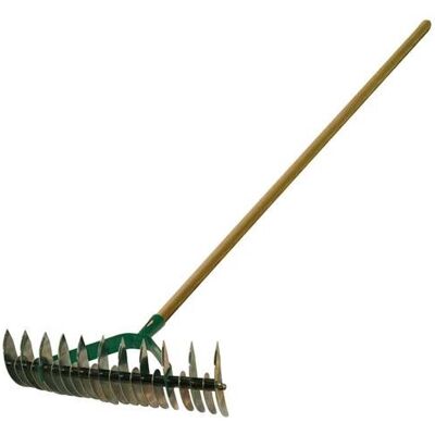 BRIXO Rastrello Sarchiatore Aeratore Doppio 32 Denti (11/21) con Manico BRIXO Rastrello Sarchiatore Aeratore Doppio 32 Denti (11/21) con Manico