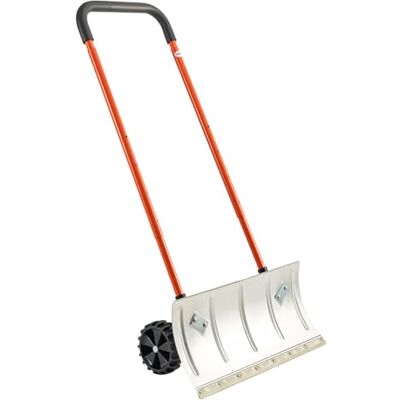 VEVOR Pala da Neve con Ruote da 61 cm con Lama Angolata Bidirezionale e Manico Regolabile a 90 Gradi, Pale Invernali in Metallo, Strumento Portatile per Rimozione della Neve per Vialetti e Giardini VEVOR Pala da Neve con Ruote da 61 cm con Lama Angolata Bidirezionale e Manico Regolabile a 90 Gradi, Pale Invernali in Metallo, Strumento Portatile per Rimozione della Neve per Vialetti e Giardini
