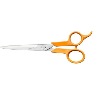 Fiskars Classic Forbici per Capelli, Con Appoggio per le Dita, Per Destrimani e Mancini, Lunghezza Totale: 17 cm, Impugnatura Ergonomica Migliorata, Qualità Acciaio/Plastica, Arancione, Fiskars Classic Forbici per Capelli, Con Appoggio per le Dita, Per Destrimani e Mancini, Lunghezza Totale: 17 cm, Impugnatura Ergonomica Migliorata, Qualità Acciaio/Plastica, Arancione,