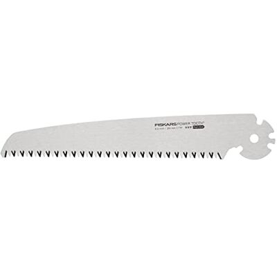 Fiskars Lama di Ricambio per Seghetto a Serramanico Plus SW69, per Tronchi e Rami Spessi, Lama Power Tooth Affilata, Denti Grossi, Lunghezza della Lama: 21 cm, Fiskars Lama di Ricambio per Seghetto a Serramanico Plus SW69, per Tronchi e Rami Spessi, Lama Power Tooth Affilata, Denti Grossi, Lunghezza della Lama: 21 cm,
