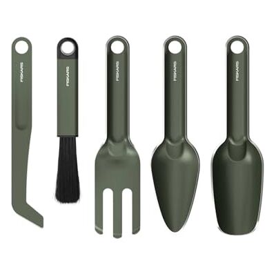Fiskars Urban Plant Care Set di Attrezzi per Giardinaggio, 5 Pezzi Fiskars Urban Plant Care Set di Attrezzi per Giardinaggio, 5 Pezzi