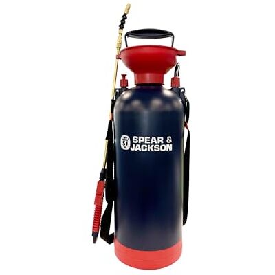 Jackson Spruzzatore a Pompa da 8 Litri ad Alta Capacità con Lancia Telescopica in Ottone Jackson Spruzzatore a Pompa da 8 Litri ad Alta Capacità con Lancia Telescopica in Ottone