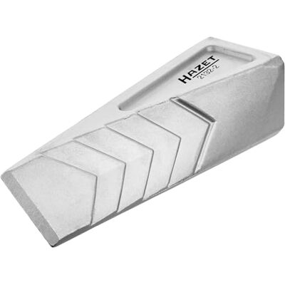 Hazet Cuneo spaccalegna I cuneo tornito antischeggia in alluminio per una penetrazione mirata nel legno e per spaccare i tronchi I forgiato I Peso: 0,8 kg Hazet Cuneo spaccalegna I cuneo tornito antischeggia in alluminio per una penetrazione mirata nel legno e per spaccare i tronchi I forgiato I Peso: 0,8 kg