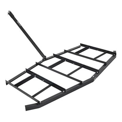 VEVOR Erpice Trainato Largo 2150 mm, Livellatrice per Vialetti in Acciaio Q235 con Barre Regolabili Attacco a Perno, Erpice Trattori da Vialetto per ATV, UTV, Giardino 2150 x 2120 x 110 mm VEVOR Erpice Trainato Largo 2150 mm, Livellatrice per Vialetti in Acciaio Q235 con Barre Regolabili Attacco a Perno, Erpice Trattori da Vialetto per ATV, UTV, Giardino 2150 x 2120 x 110 mm