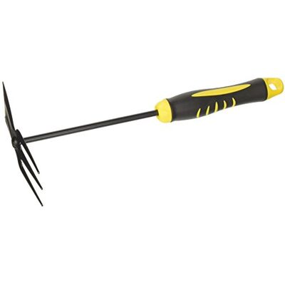 BLINKY - Attrezzi da Giardino Piccola Zappa-Rastrello con impugnatura in gomma morbida BLINKY - Attrezzi da Giardino Piccola Zappa-Rastrello con impugnatura in gomma morbida