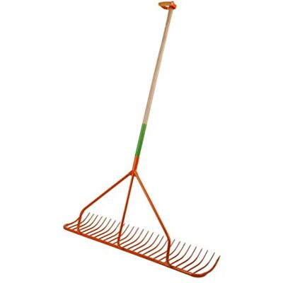 Kerbl Rastrello a Mano con Denti Esterni e Manico, 122 cm Kerbl Rastrello a Mano con Denti Esterni e Manico, 122 cm