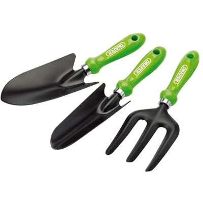 Draper Facile Trovare Giardinaggio Set di Utensili a Mano, Colore: Verde (3 Pezzi) Draper Facile Trovare Giardinaggio Set di Utensili a Mano, Colore: Verde (3 Pezzi)