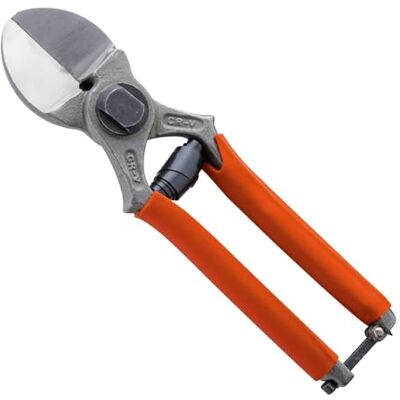 Valex Forbici da Potatura in Acciaio CR-V 210 mm, Taglio Preciso 25 mm, Doppia Lama, Manico Antiscivolo con Blocco di Sicurezza Valex Forbici da Potatura in Acciaio CR-V 210 mm, Taglio Preciso 25 mm, Doppia Lama, Manico Antiscivolo con Blocco di Sicurezza