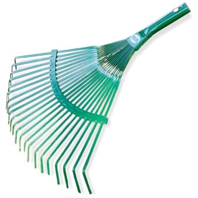 Amig Rastrello Rastrello giardino 22 denti Resistente e funzionale 400 mm Acciaio Verde Amig Rastrello Rastrello giardino 22 denti Resistente e funzionale 400 mm Acciaio Verde