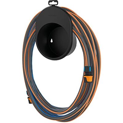 Fiskars Set Tubo da Irrigazione, Con 2 Connettori e Supporto da Parete, Misura Universale, Livello di Resistenza alla Torsione 4 (su 5), 15 m, Ø 1,3 cm (1/2''), 2,05 kg, Nero/Arancione/Blu, Fiskars Set Tubo da Irrigazione, Con 2 Connettori e Supporto da Parete, Misura Universale, Livello di Resistenza alla Torsione 4 (su 5), 15 m, Ø 1,3 cm (1/2''), 2,05 kg, Nero/Arancione/Blu,