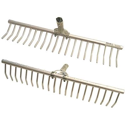 Cilli 20 DENTI RASTRELLO IN ALLUMINIO 610 X 110 MM PER RACCOLTA ERBA FOGLIE GIARDINO Cilli 20 DENTI RASTRELLO IN ALLUMINIO 610 X 110 MM PER RACCOLTA ERBA FOGLIE GIARDINO